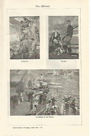 LAMINA ESPASA 1233: Obras de Hector Tito