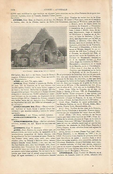 LAMINA ESPASA 7179: Iglesia de San Ambrosio en Avon Francia