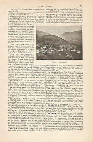 LAMINA ESPASA 8376: Vista general de Thusis Suiza