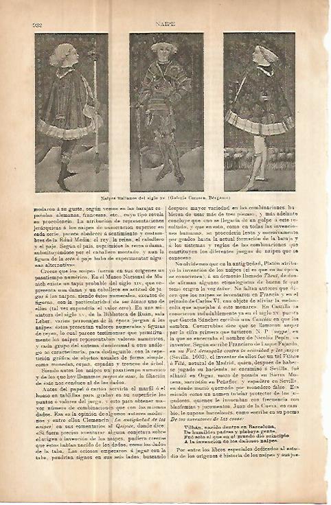 LAMINA ESPASA 10681: Naipes italianos del siglo XV