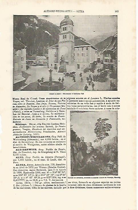 LAMINA ESPASA 11278: Monumento a Guillermo Tell en Altori