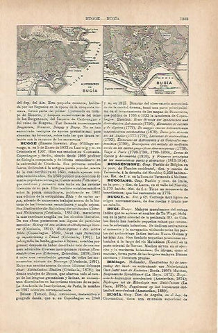 LAMINA ESPASA 11882: Plano de Bugia Argelia