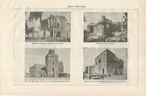 LAMINA ESPASA 12308: Edificios de Santo Domingo
