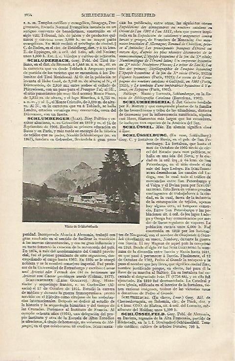 LAMINA ESPASA 12458: Vista de Schluderbach Italia