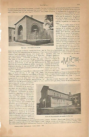 LAMINA ESPASA 5081: La tumba de Dante en Ravena Italia