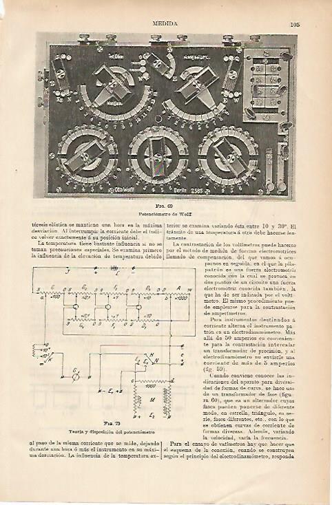 LAMINA ESPASA 11946: Potenciometro de Wolff