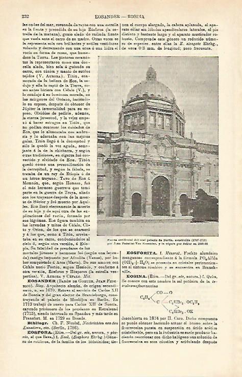 LAMINA ESPASA 16506: Puerta del Real Palacio de Berlin