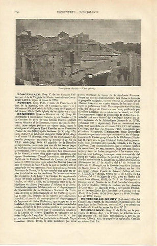 LAMINA ESPASA 16919: Vista general de Ronciglione Italia