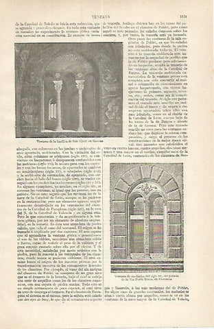 LAMINA ESPASA 17511: Ventana de Ravena y  Florencia