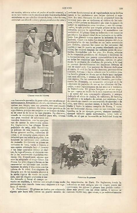LAMINA ESPASA 2109: Gitanas rusas de Irkutsk