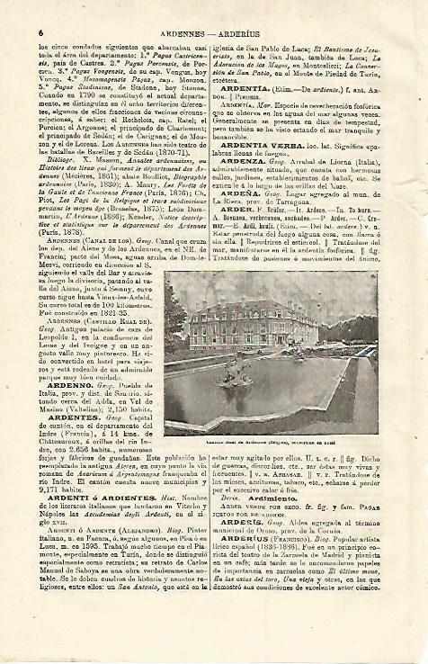 LAMINA ESPASA 12733: Casino real de Ardennes Belgica