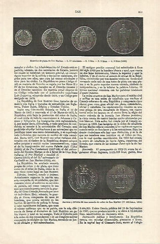 LAMINA ESPASA 18336: Monedas de San Marino