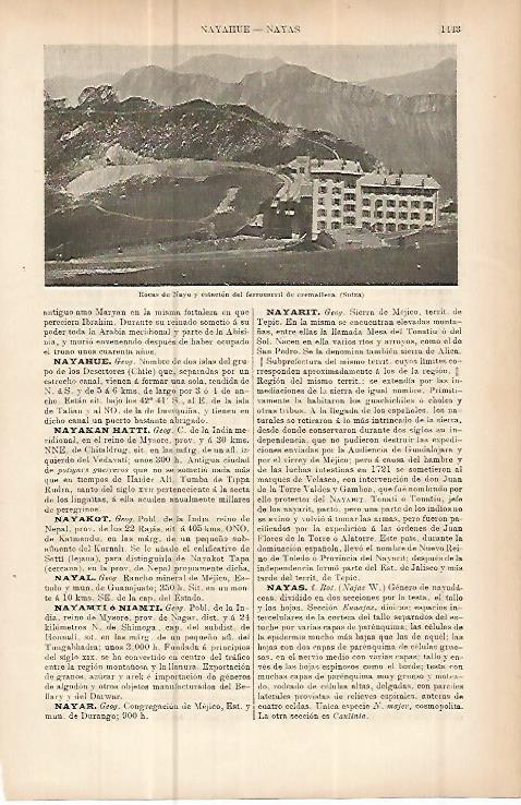 LAMINA ESPASA 10774: Rocas de Naye (Suiza)