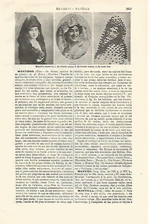 LAMINA ESPASA 18666: Mantillas españolas