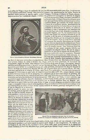 LAMINA ESPASA 15174: Retrato de Marco Polo