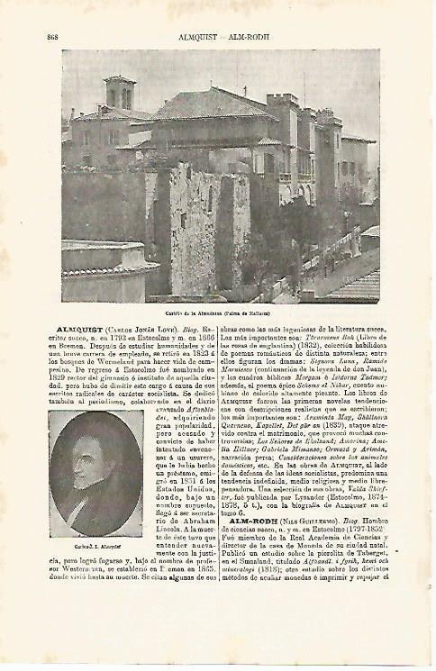 LAMINA ESPASA 11260: Castillo de la Almudaina en Palma de Mallorca
