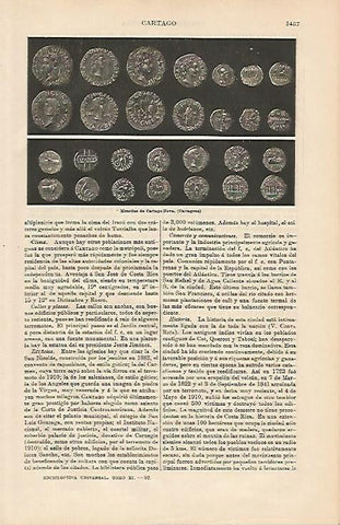 LAMINA ESPASA 4401: Monedas de Cartago Nova