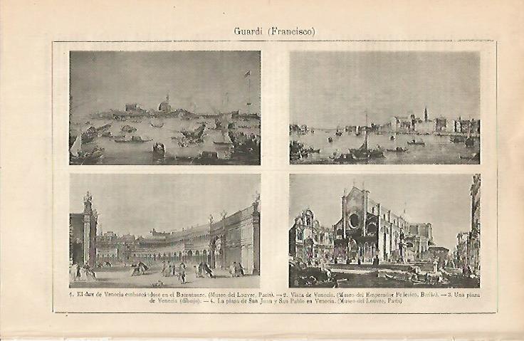 LAMINA ESPASA 2238: Obras de Francisco Guardi