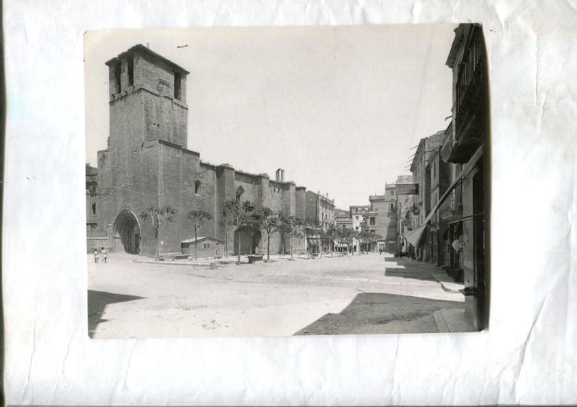 Foto/Tarjeta: 1910-1930: Esglesia Vella de E'Espluga de Francoli (Tarragona)