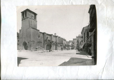 Foto/Tarjeta: 1910-1930: Esglesia Vella de E'Espluga de Francoli (Tarragona)