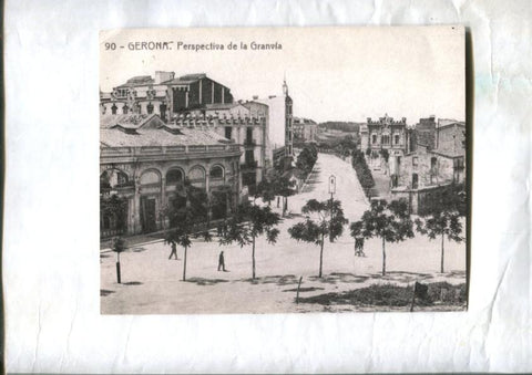 Foto/Tarjeta: 1912-.1914: La Gran Via de Girona