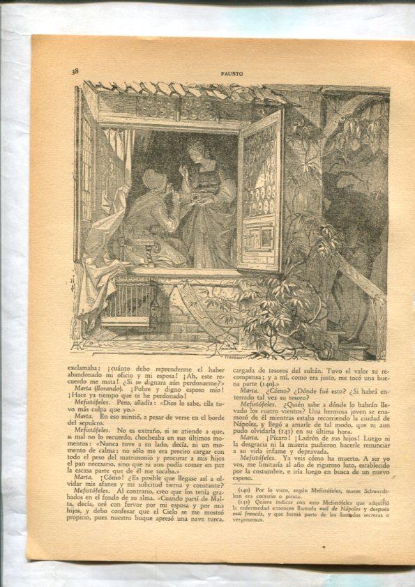 Fausto de Goethe: Lamina numerada 06