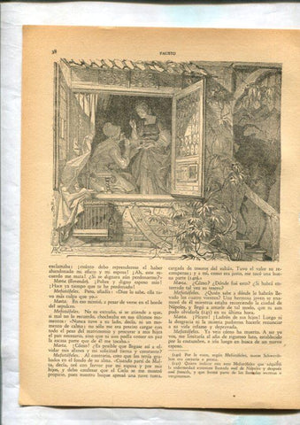 Fausto de Goethe: Lamina numerada 06