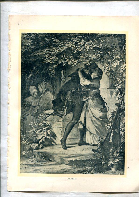 Fausto de Goethe: Lamina numerada 11 (cada cara lleva una lamina)