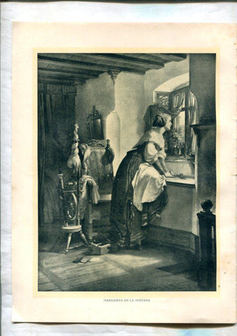 Fausto de Goethe: Lamina numerada 11 (cada cara lleva una lamina)