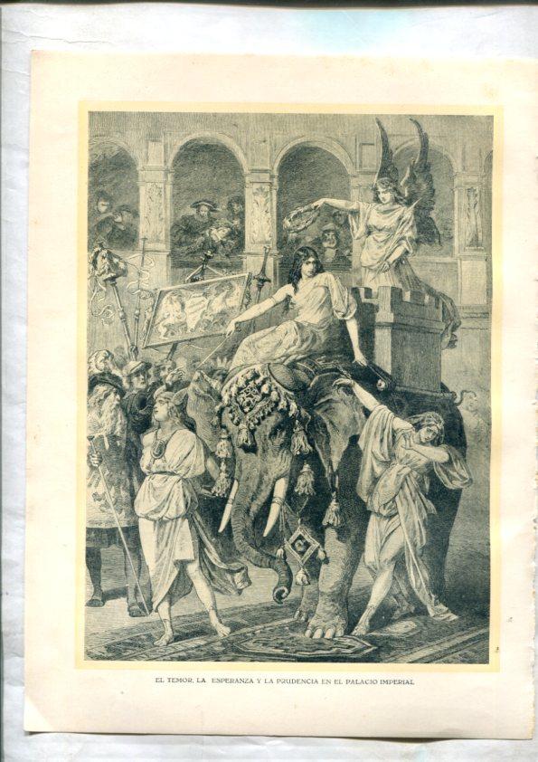 Fausto de Goethe: Lamina numerada 14 (cada cara lleva una lamina)