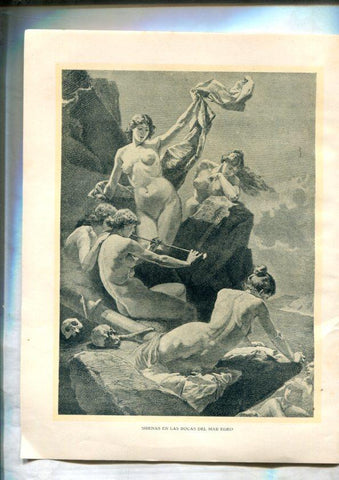 Fausto de Goethe: Lamina numerada 17 (cada cara lleva una lamina)
