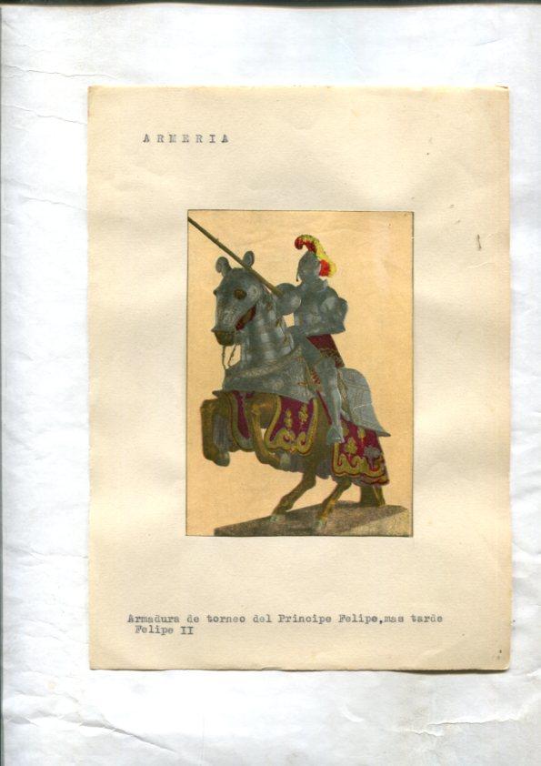 Lamina numerada 06: Armadura de torneo del principe Felipe, mas tarde Felipe II