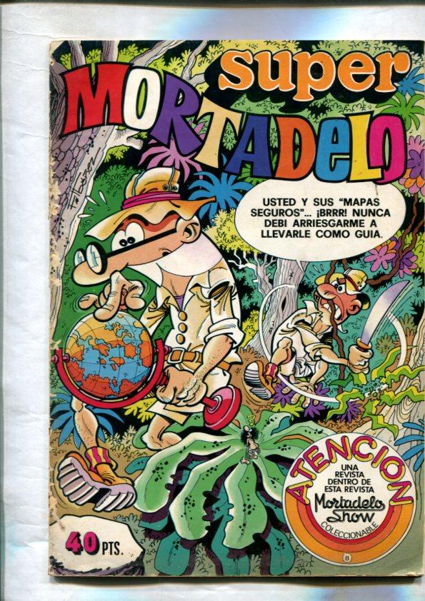 Super Mortadelo numero 094: Ficha R.C.D.Español en dos paginas (numerado 2 en trasera)