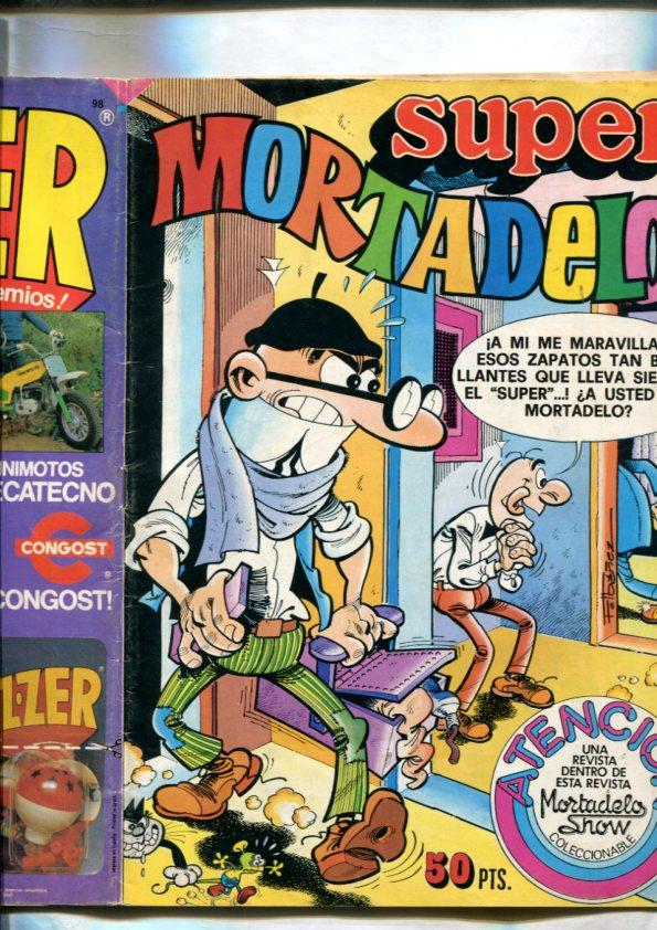 Super Mortadelo numero 098: numerado 3 en trasera: Superman: esclavos de escarcha asesina