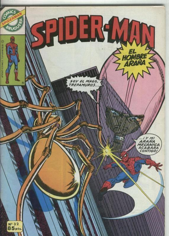 Comics Bruguera: Spiderman numero 32 (numerado 1 en trasera)