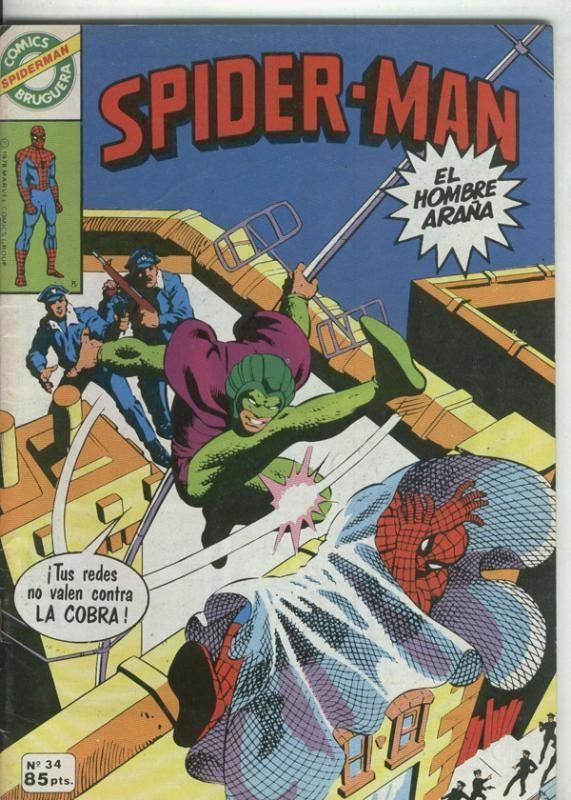 Comics Bruguera: Spiderman numero 34 (numerado 2 en trasera)