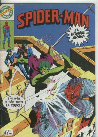 Comics Bruguera: Spiderman numero 34 (numerado 2 en trasera)