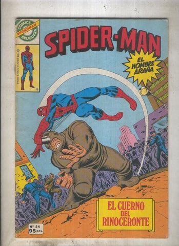 Comics Bruguera: Spiderman numero 54 (numerado 3 en trasera)