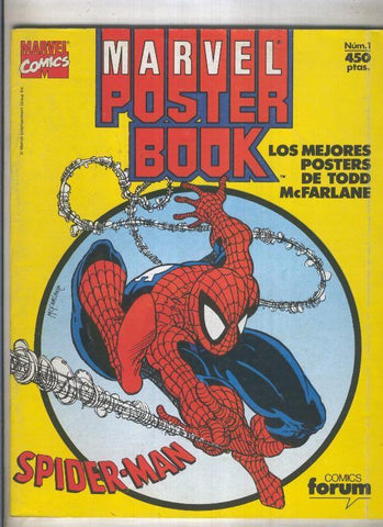 Marvel Poster Book: Spiderman (numerado 2 en trasera)