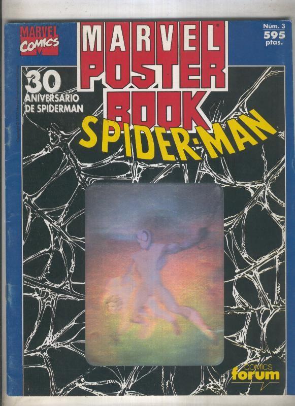 Marvel Poster Book: 30 aniversario de Spiderman, portada azul (numerado 2 en trasera)