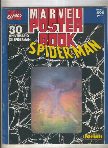 Marvel Poster Book: 30 aniversario de Spiderman, portada azul (numerado 2 en trasera)