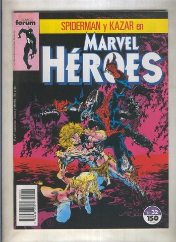 Marvel Heroes numero 32: Spiderman y Kazar  