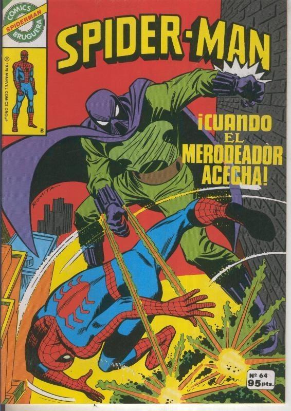 Comics Bruguera: Spiderman numero 64 (numerado 1 en trasera)