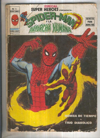 Especial Super Heroes numero 06: Spiderman y La Antorcha humana