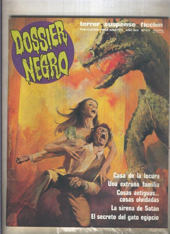 Dossier Negro numero 217 (numerado 1 en trasera)