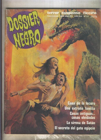 Dossier Negro numero 217 (numerado 3 en trasera)