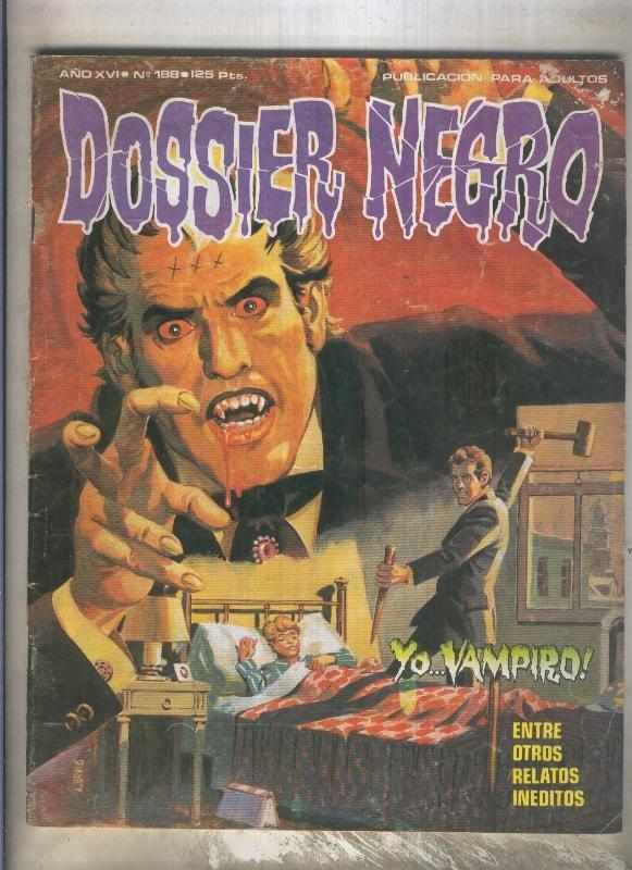 Dossier Negro numero 188 (numerado 2 en trasera)