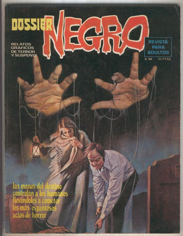 Dossier Negro numero 084 (numerado 1 en trasera)