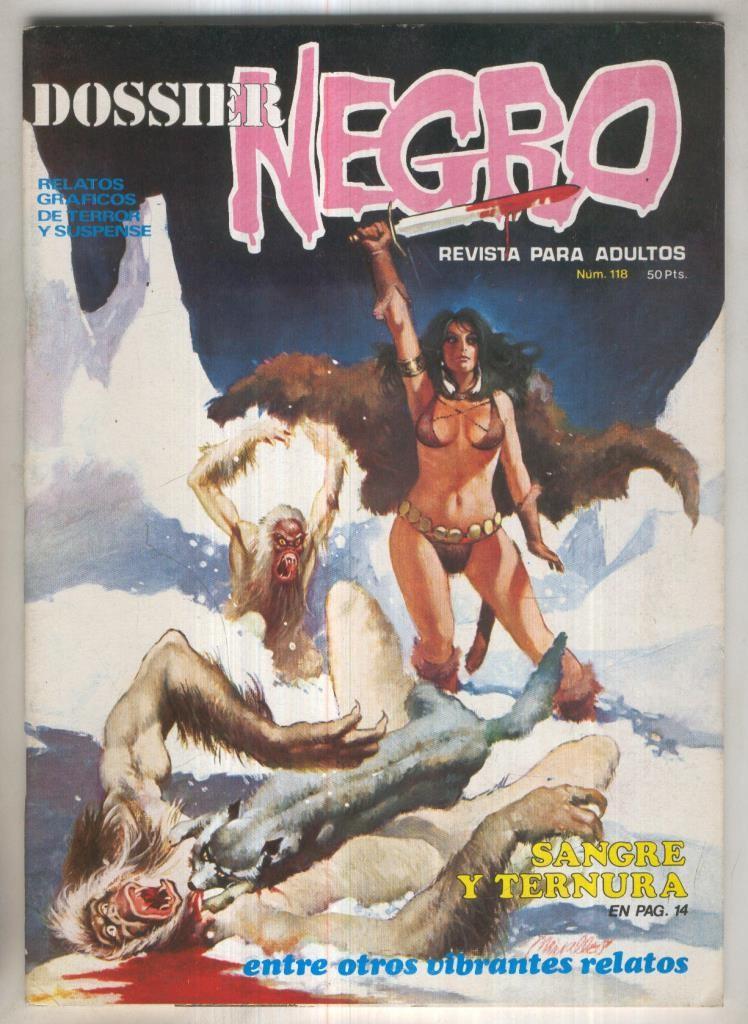 Dossier Negro numero 118 (numerado 1 en primera pagina interior)