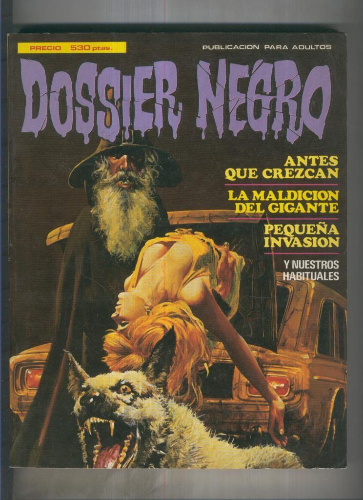 Dossier Negro retapado extra 03  con los numeros 164 al 168